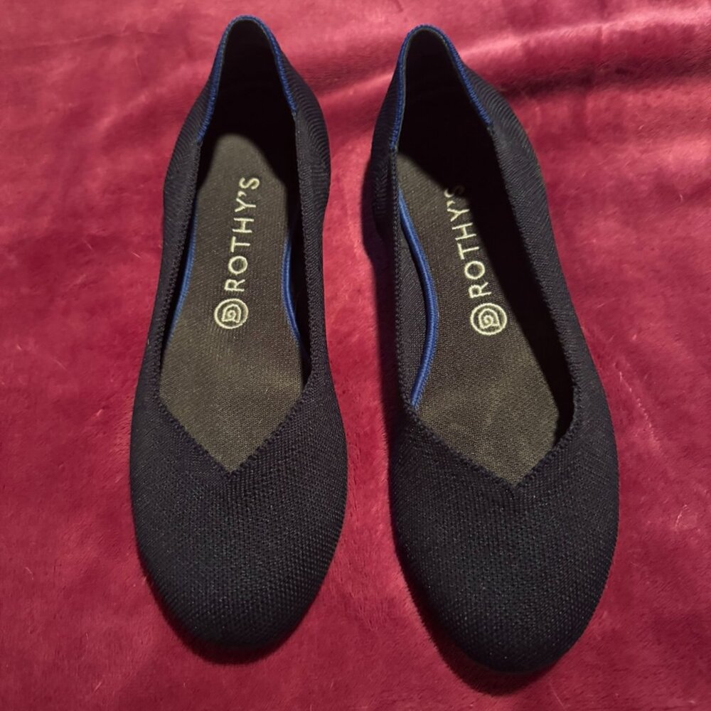 Rothy's Navy Blue Flats